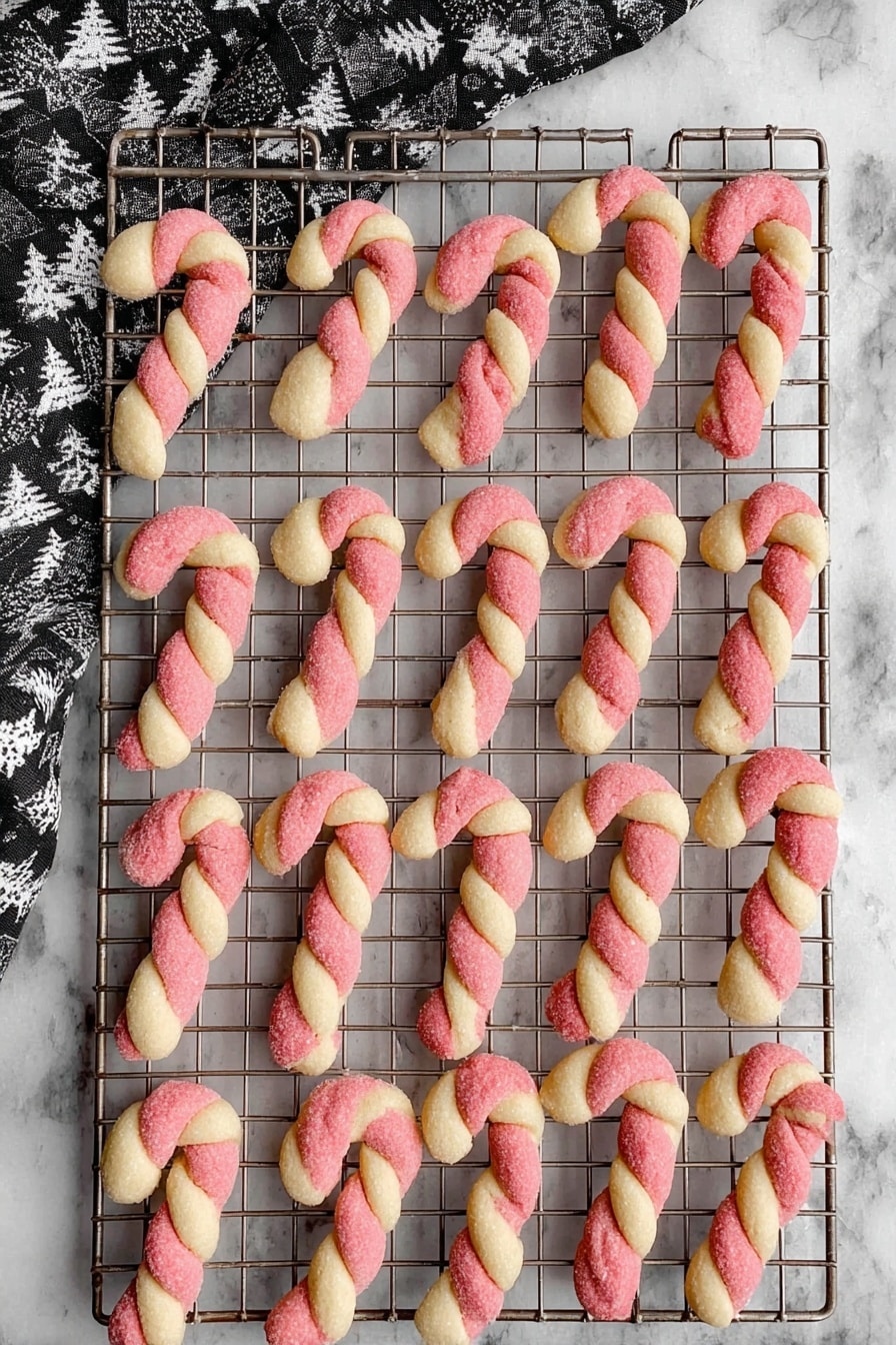 Candy Cane Cookies Recipe - Recipe Step
