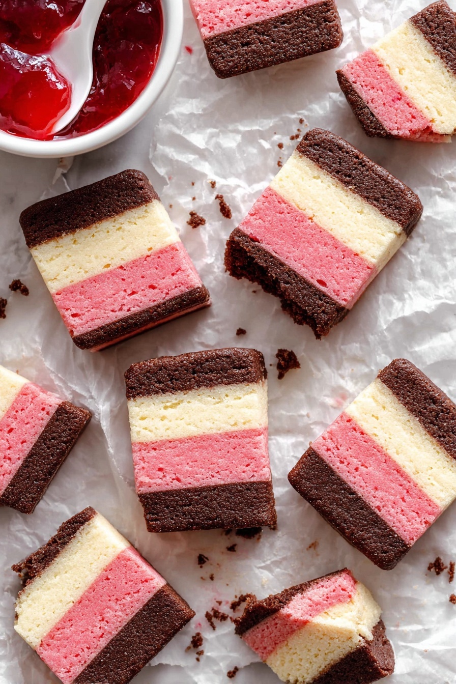 Neapolitan Cookie Bars Recipe - Recipe Step