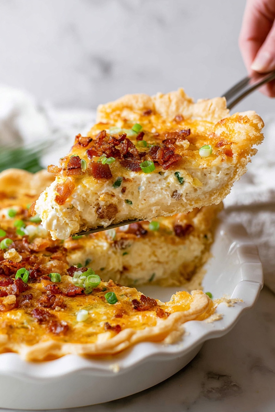 Cowboy Bacon Onion Quiche Recipe - Recipe Step