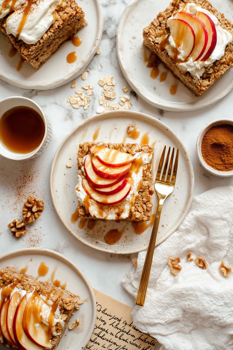 Cinnamon Apple Baked Oatmeal Recipe - Serving