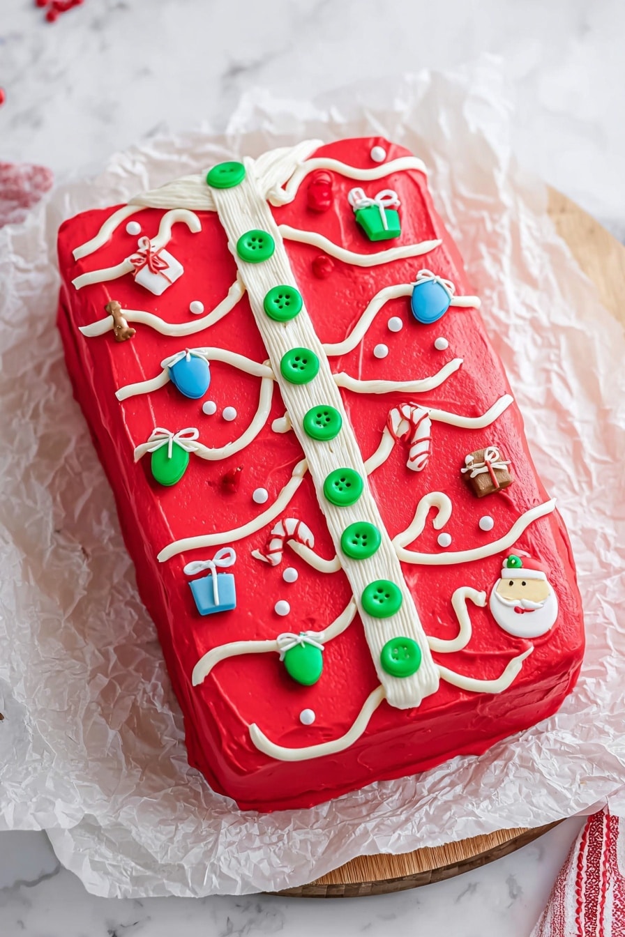 Ugly Sweater Cake Recipe - Recipe Step