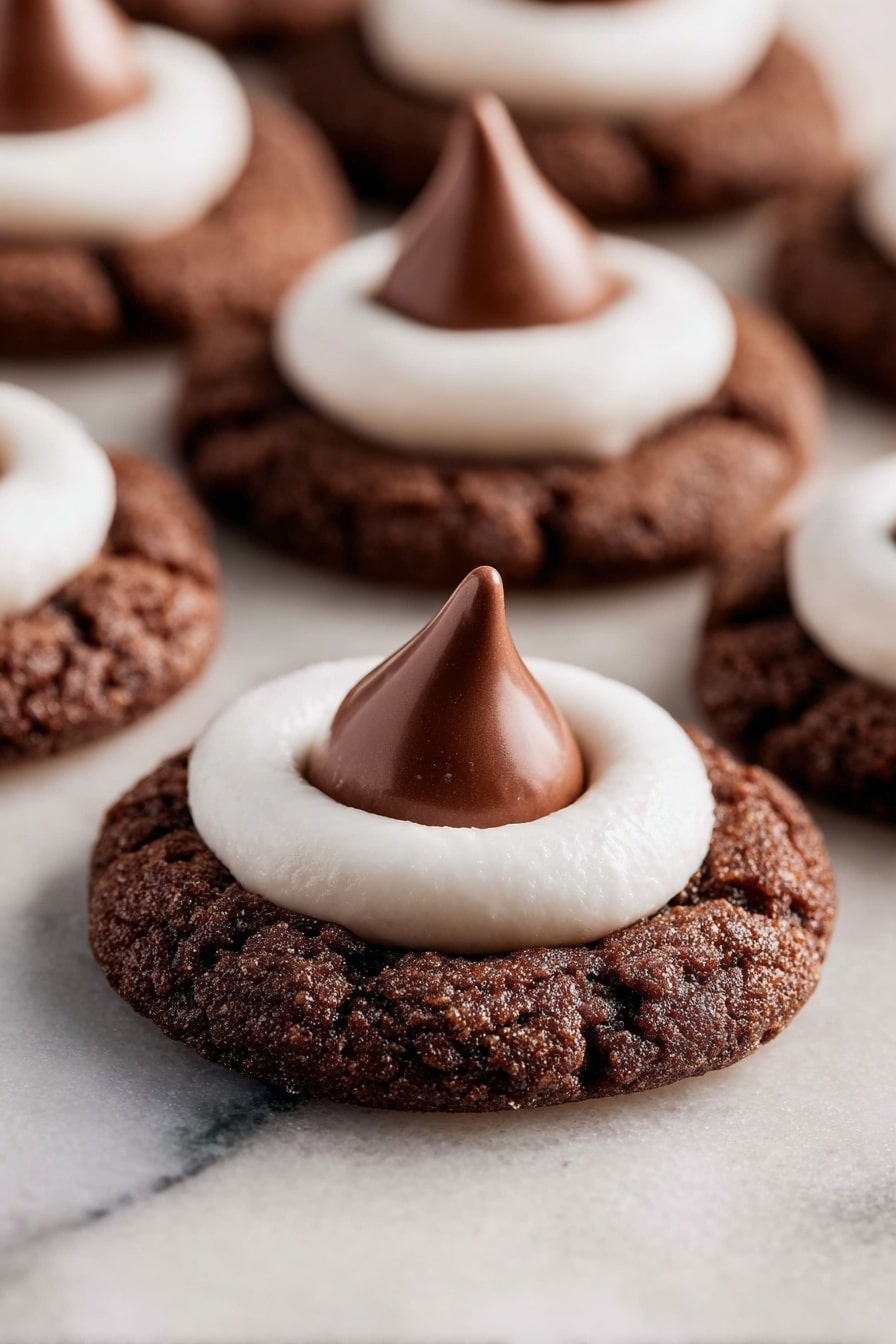 Hot Cocoa Cookie Blossoms Recipe - Recipe Step