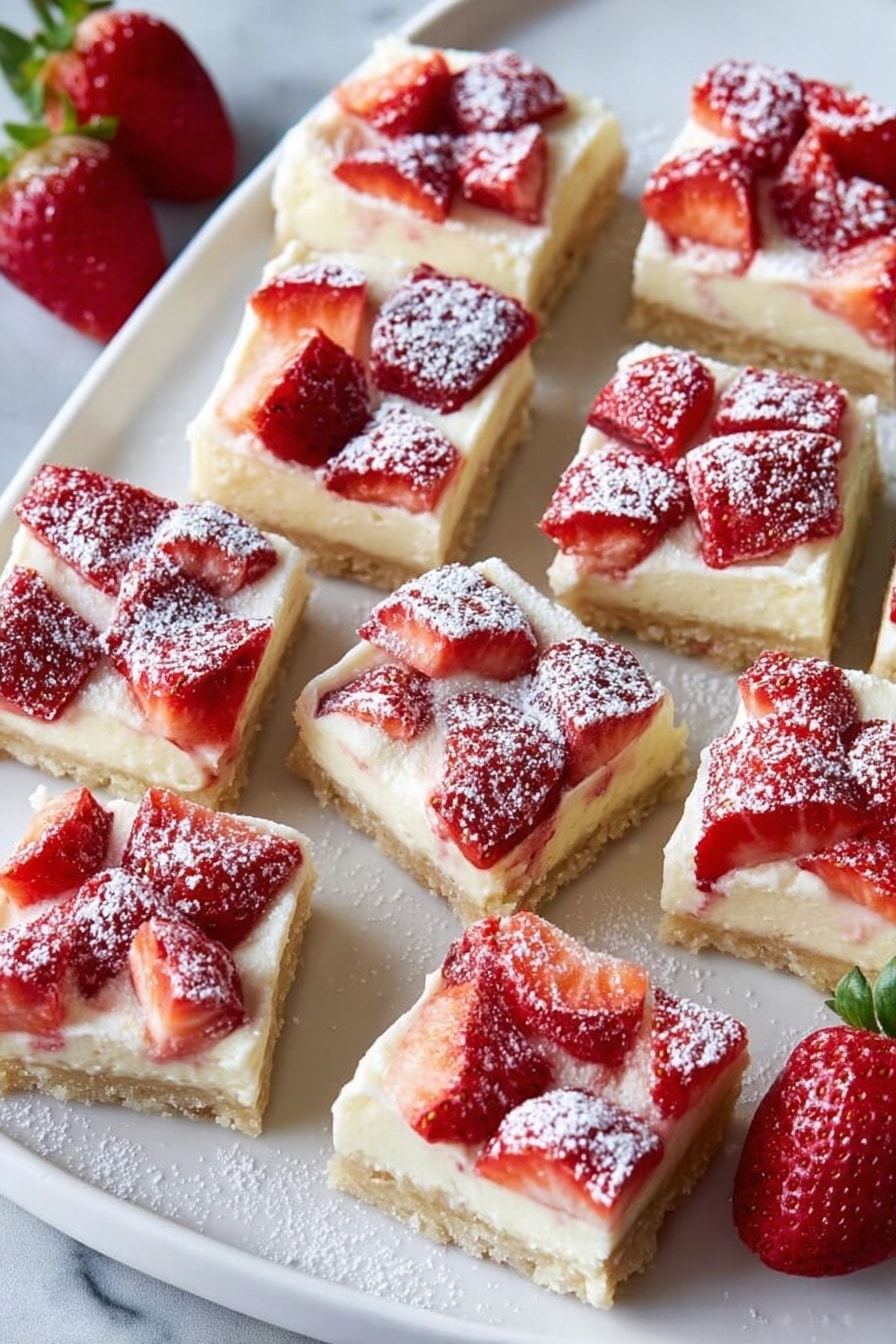 Strawberry Cheesecake Slice Recipe - Recipe Step