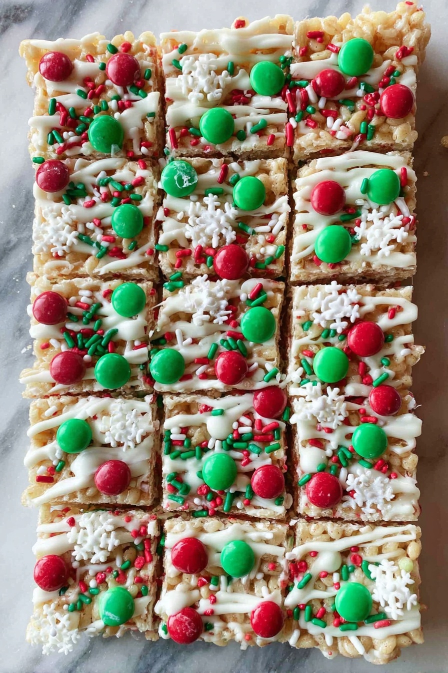 White Christmas Rice Bubble Slice Recipe - Recipe Step