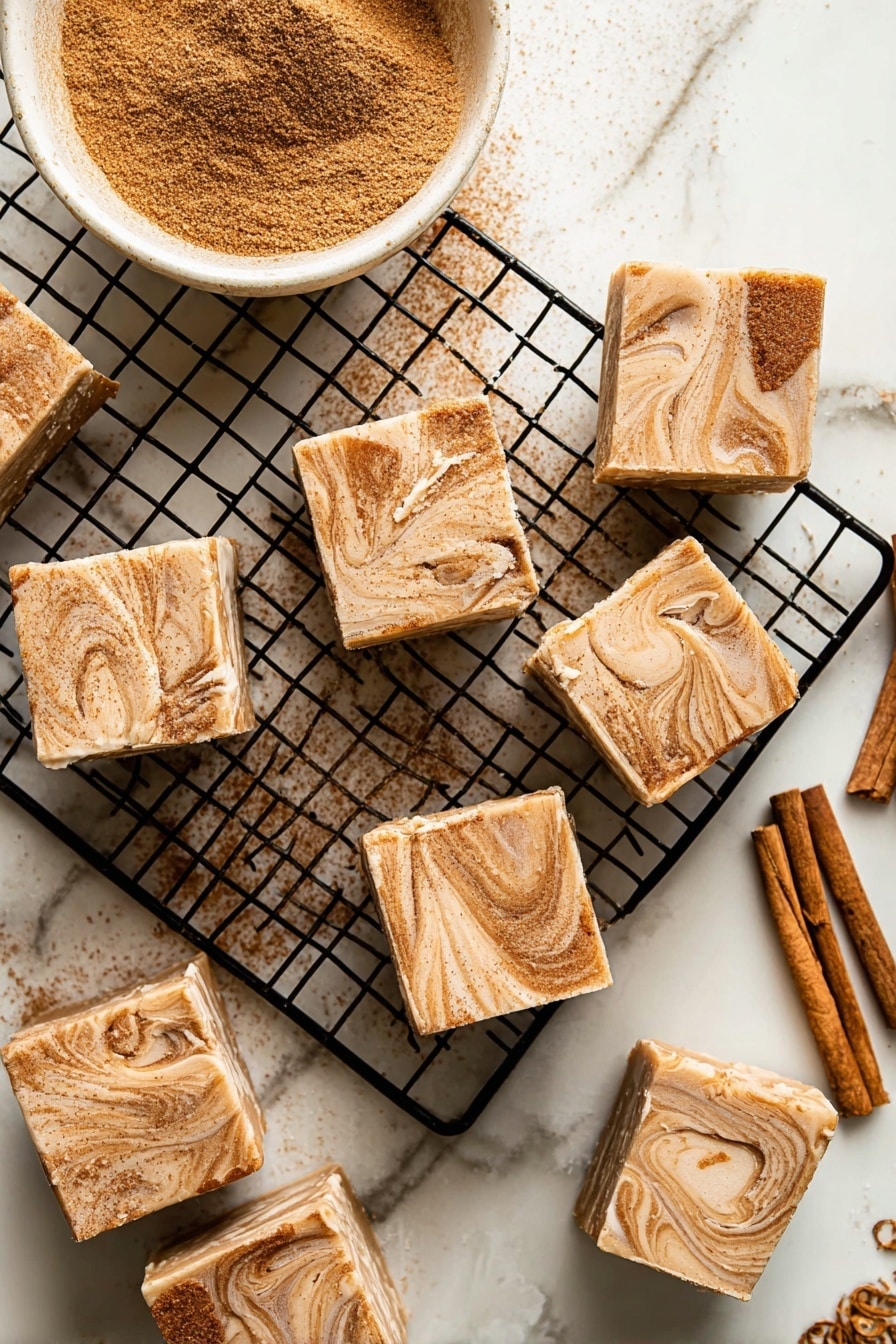 Cinnamon Sugar White Chocolate Fudge Recipe - Recipe Step
