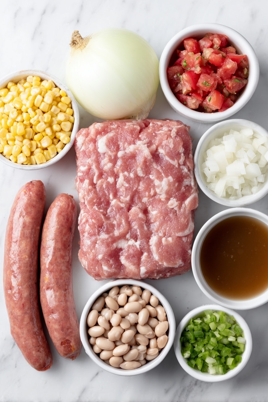 Hearty Texas Cowboy Stew Recipe - Ingredients