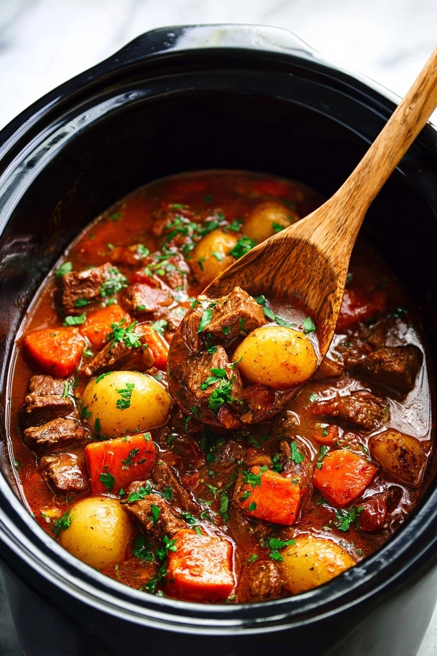 Slow Cooker Beef Bourguignon Recipe - Recipe Step