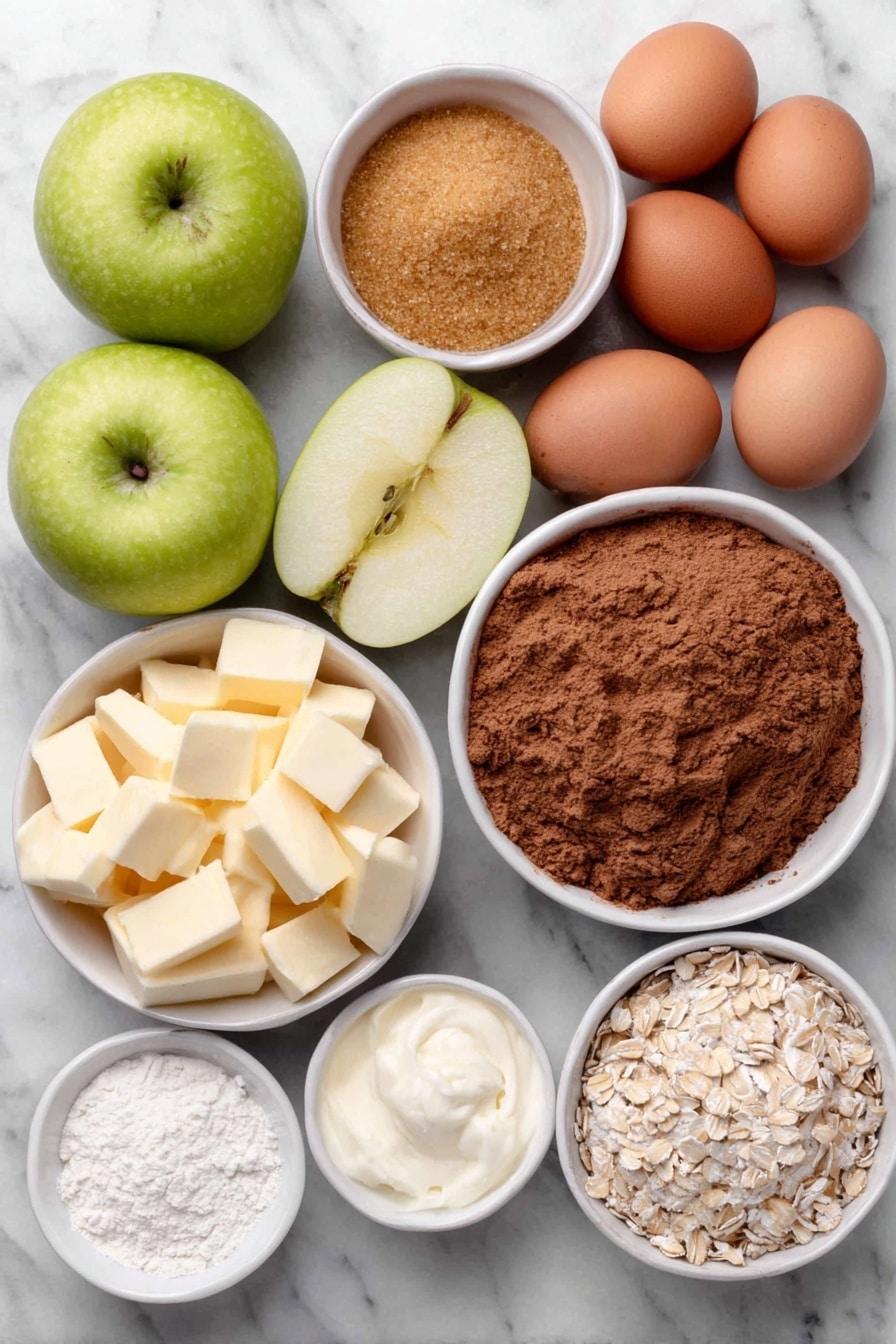 Caramel Apple Slab Pie Recipe - Ingredients