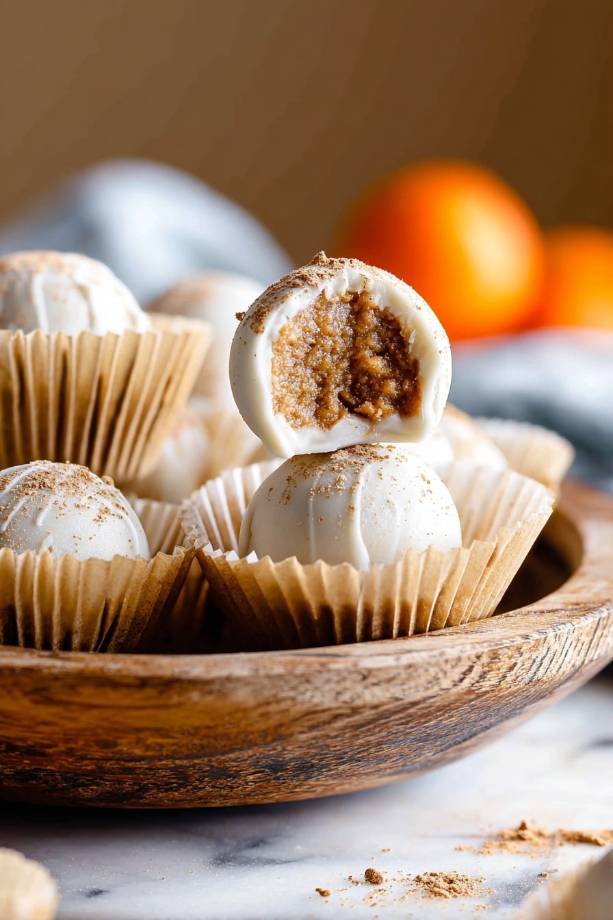 Pumpkin Cream Cheese Truffles Recipe - Recipe Step