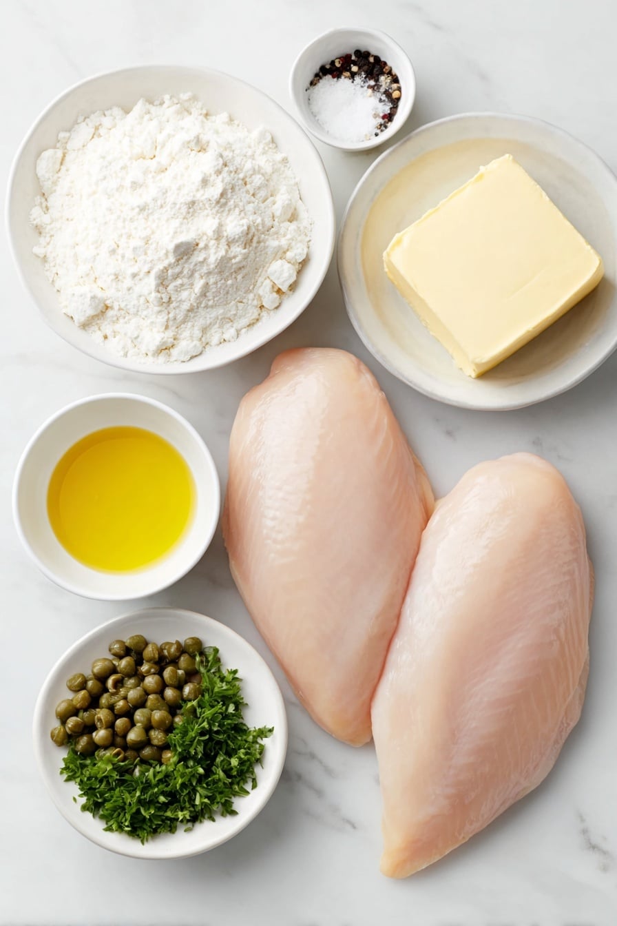 Creamy Chicken Piccata Recipe - Ingredients