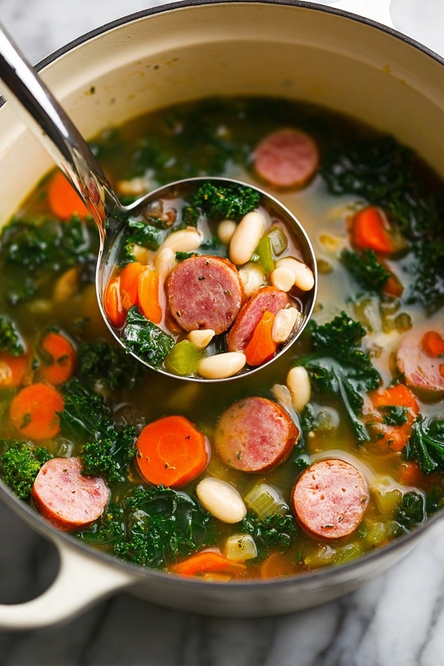 Kale and Sausage Bean Soup Recipe - Recipe Step