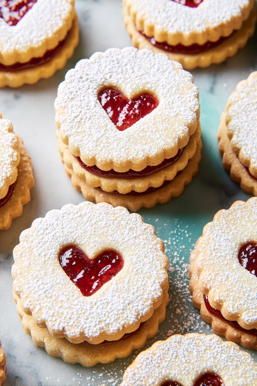 Raspberry Jam Linzer Cookies Recipe - Recipe Step