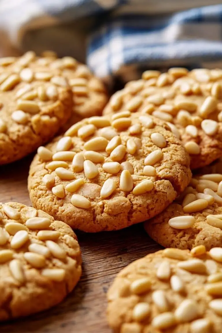 Pine Nut Almond Cookies Recipe