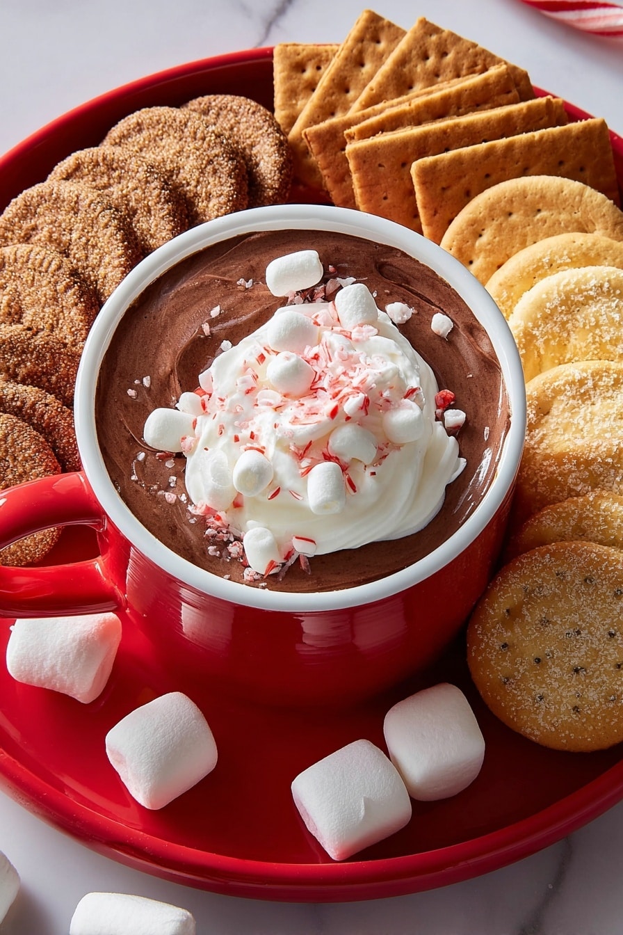 Hot Cocoa Dip with Marshmallow Fluff Recipe - Recipe Step