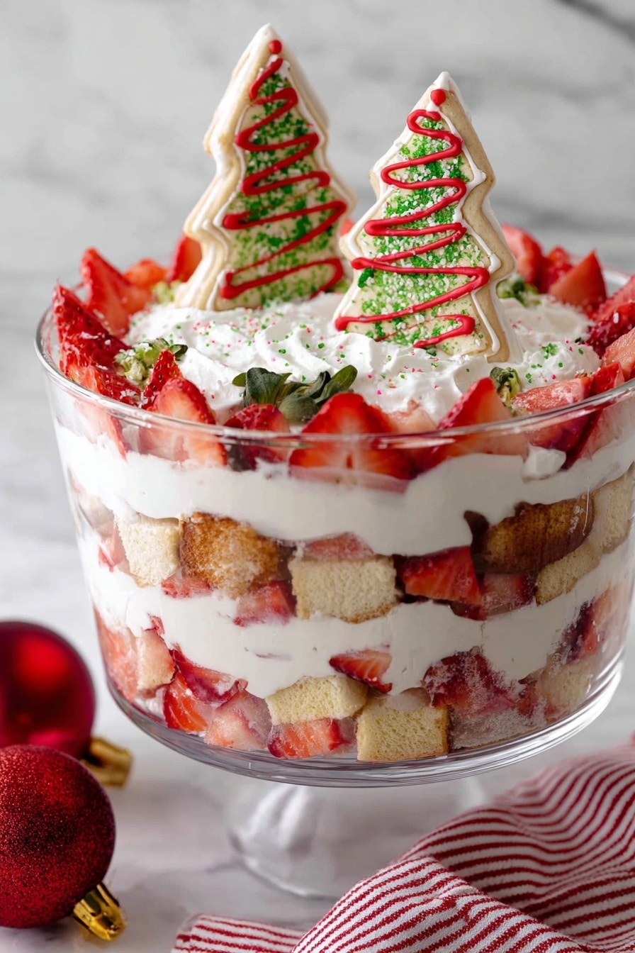 Christmas Tree Cake Trifle Recipe - Recipe Step