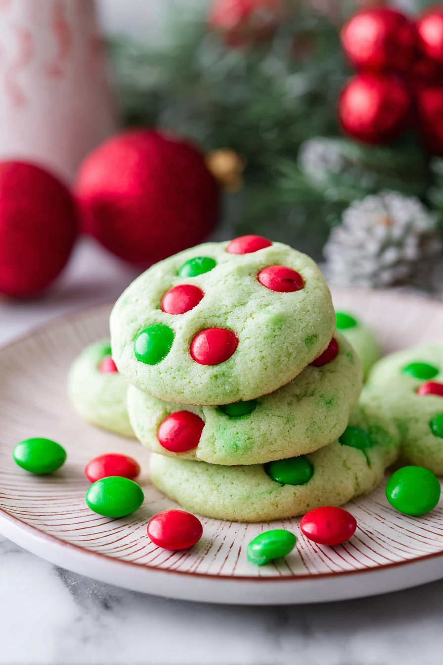 Grinch Cookies with M&Ms Recipe - Recipe Step