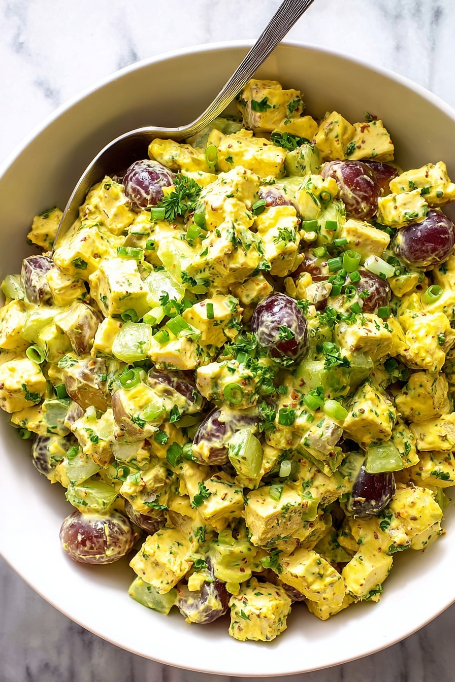 Chicken Curry Salad with Grapes and Cashews Recipe - Recipe Step