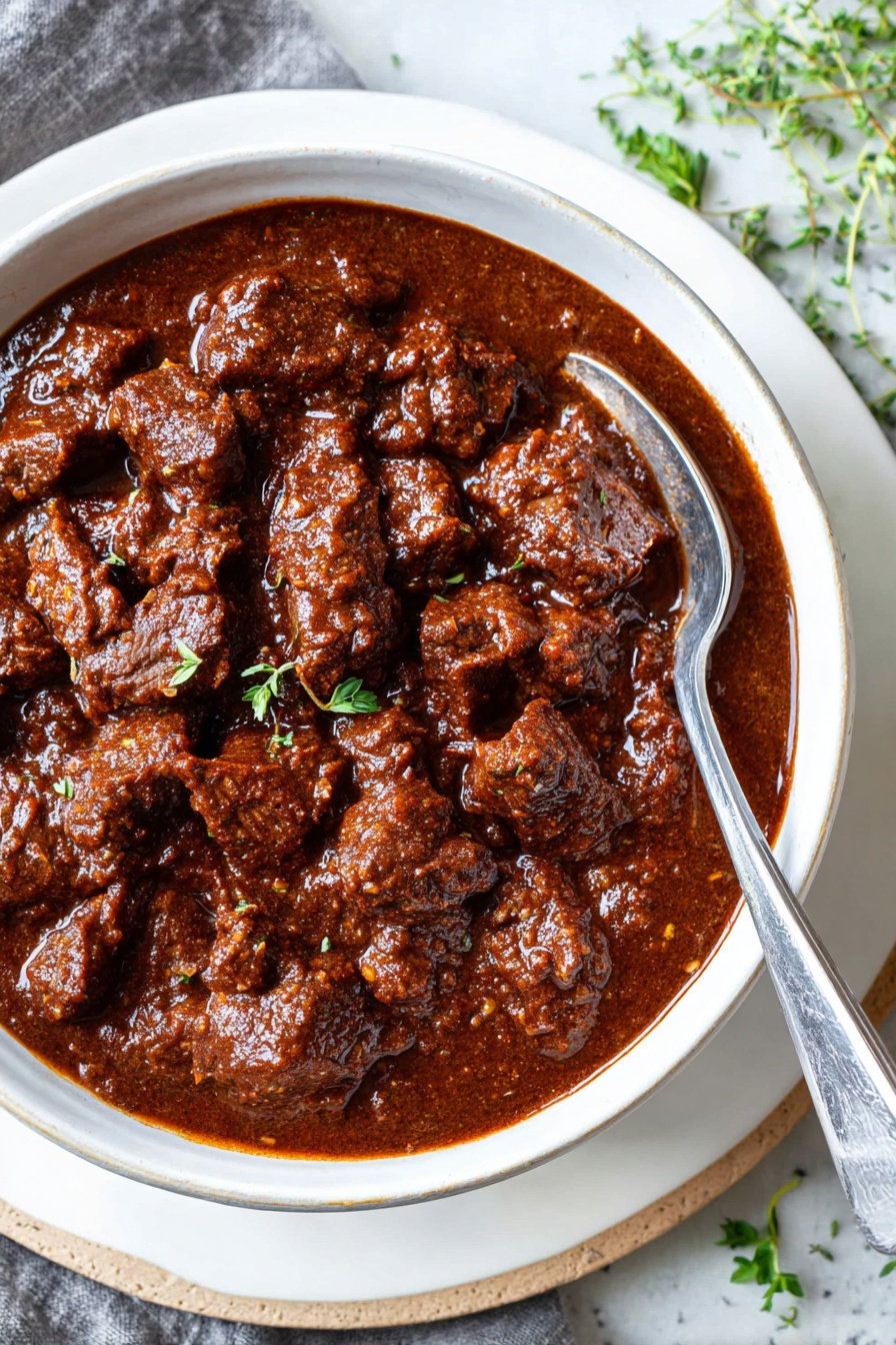Spicy Chile Colorado Beef Stew Recipe - Recipe Step