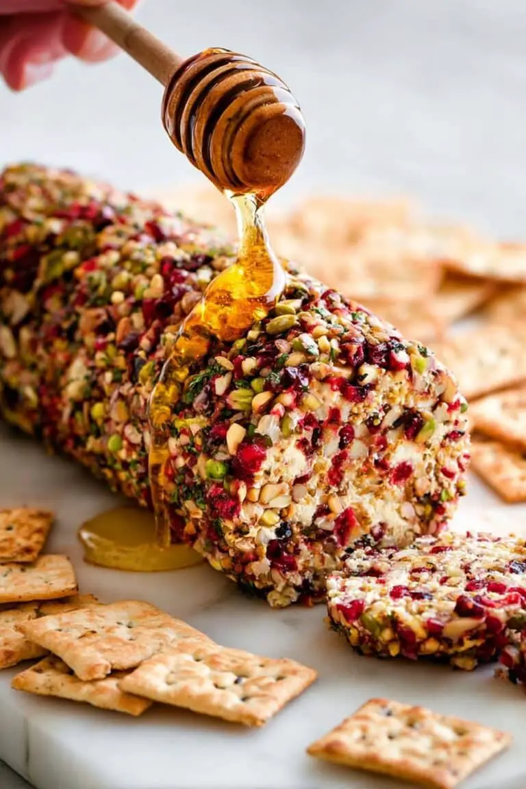 Cranberry Pistachio Cheese Log Recipe