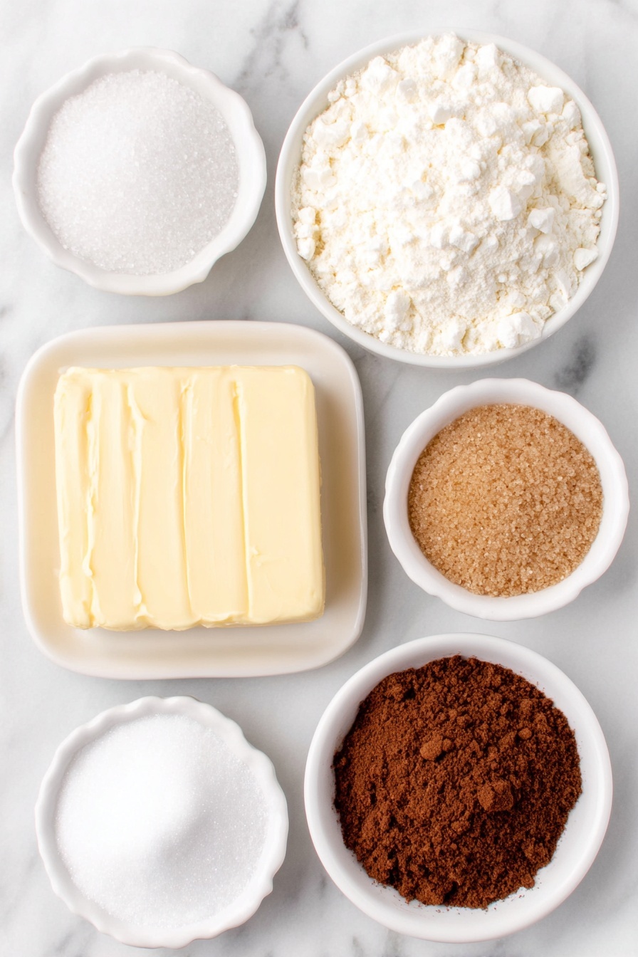 Cinnamon Shortbread Cookies Recipe - Ingredients