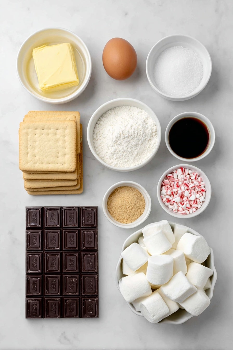 Chocolate Peppermint S'mores Cookies Recipe - Ingredients