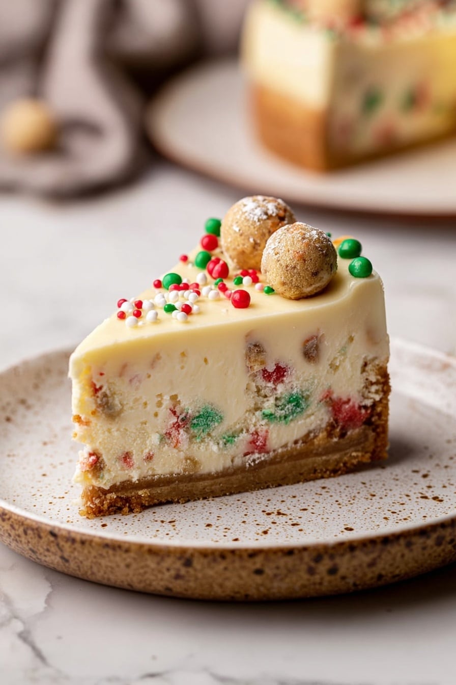 Sugar Cookie Cheesecake Recipe - Serving