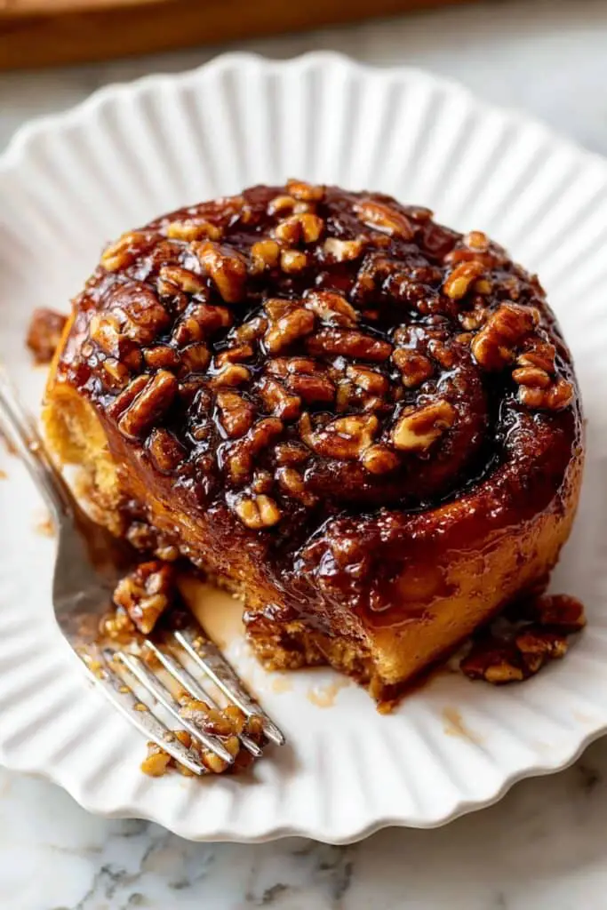 Sticky Maple Pecan Cinnamon Buns Recipe