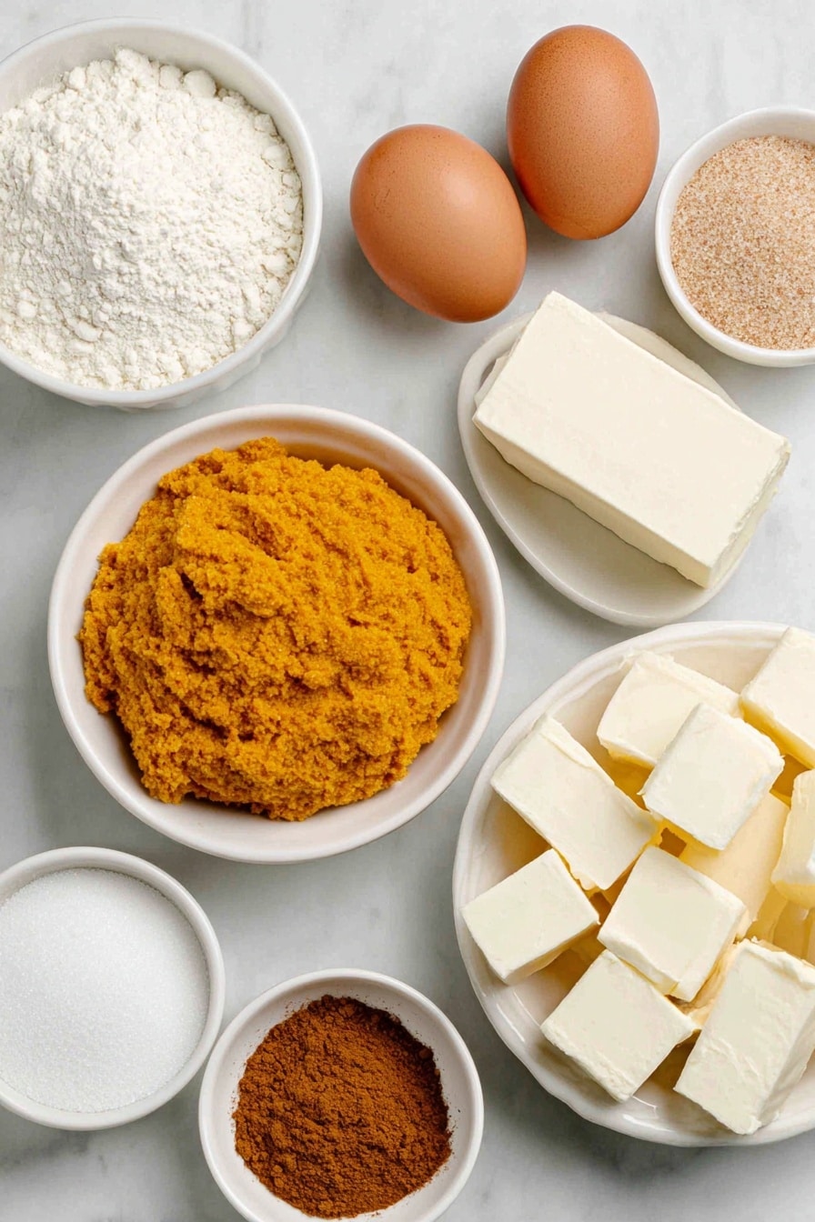 Pumpkin Cinnamon Rolls with Cream Cheese Icing Recipe - Ingredients