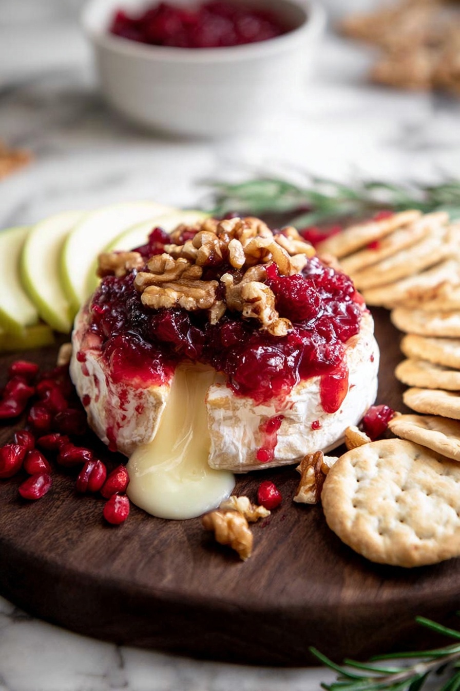 Cranberry Baked Brie Appetizer Recipe - Recipe Step