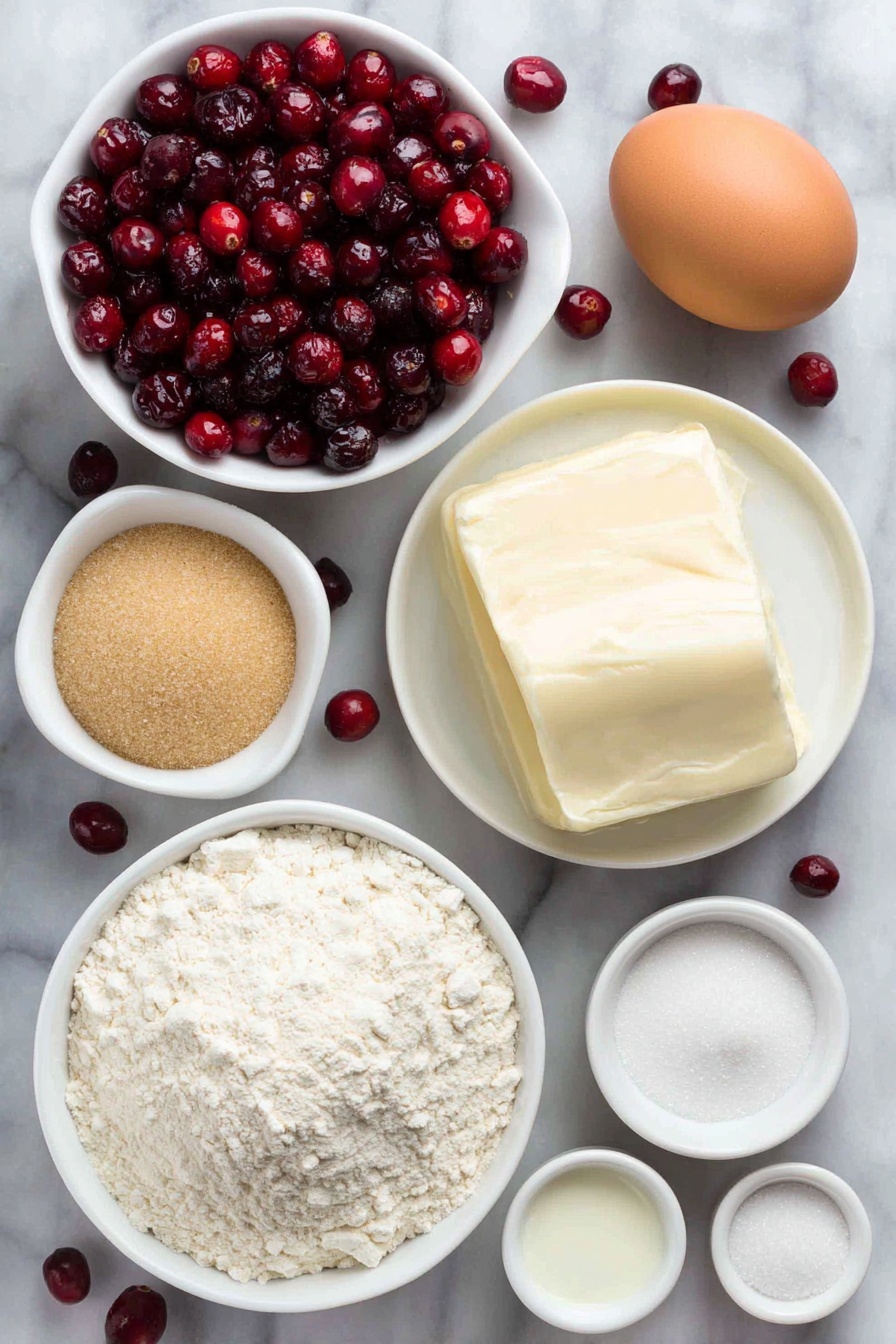 Cranberry Yogurt Muffins Recipe - Ingredients