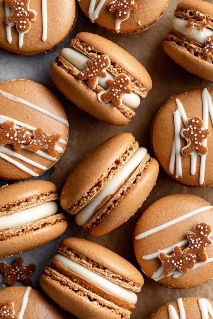 Gingerbread Macarons with Molasses Buttercream Recipe