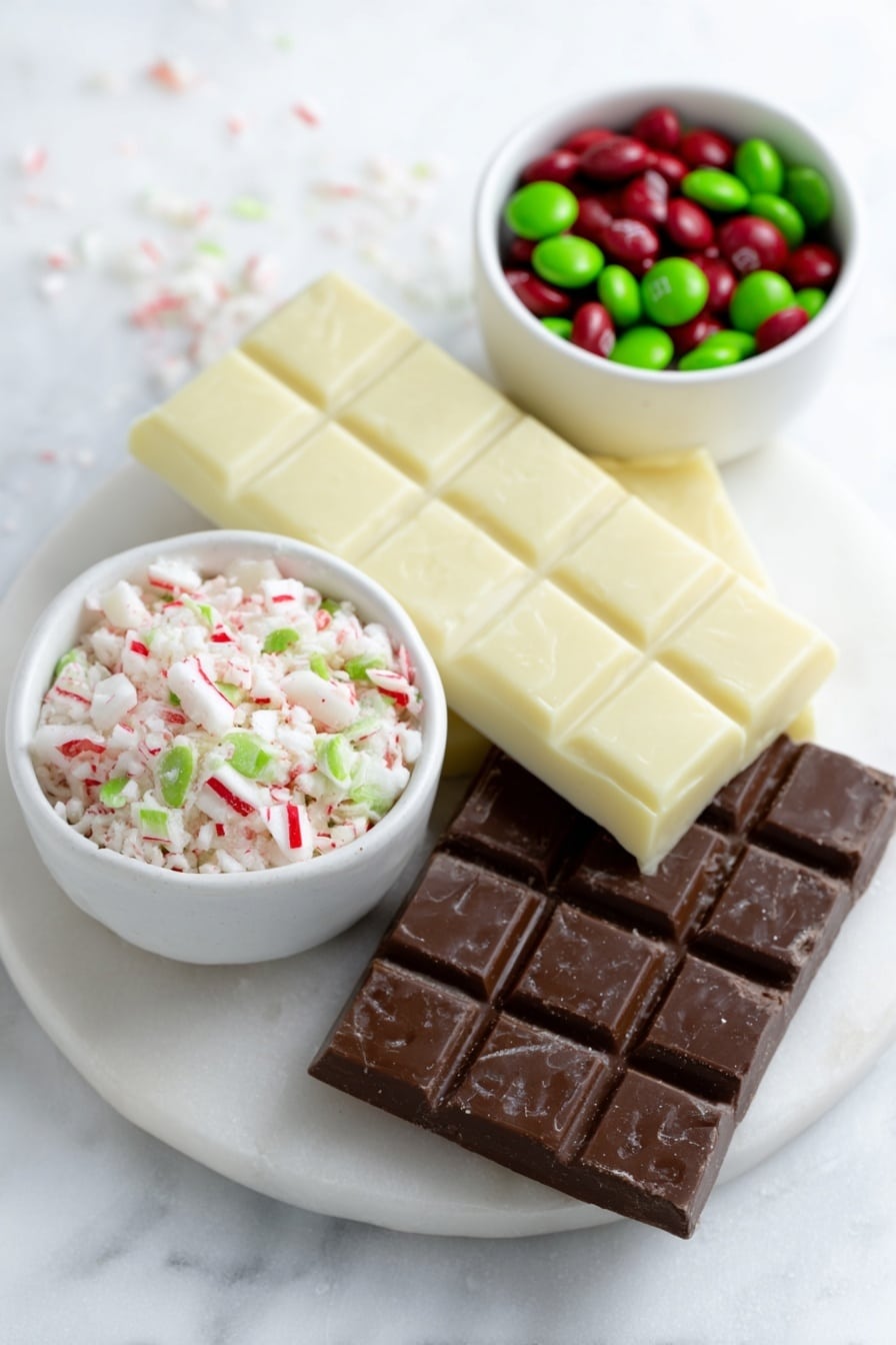 Chocolate Peppermint Bark Recipe - Ingredients