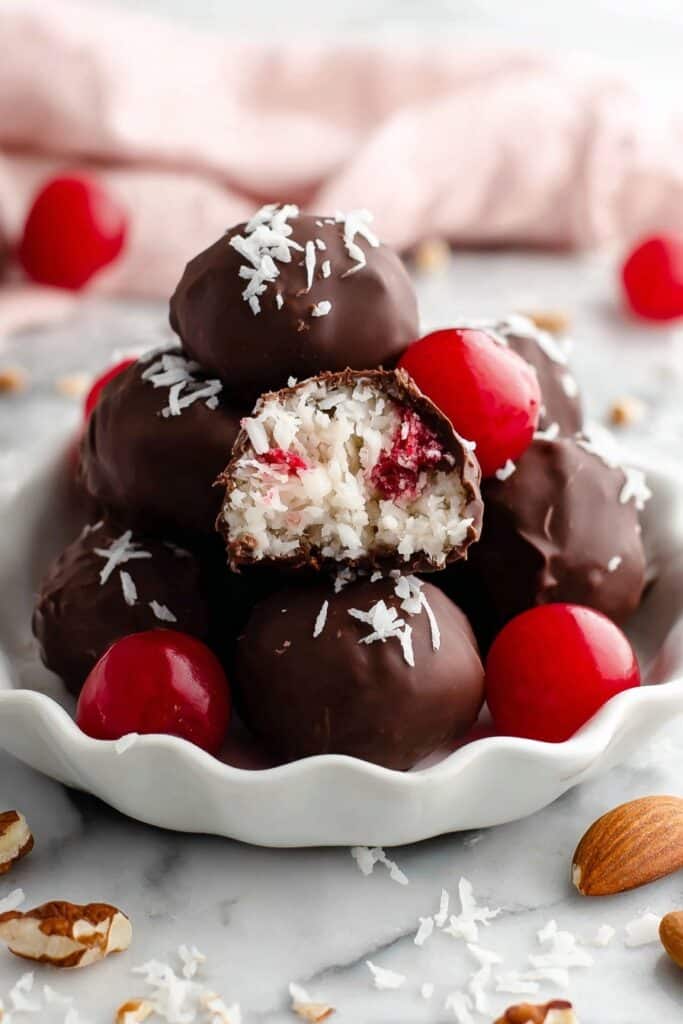 Martha Washington Cherry Coconut Truffles Recipe