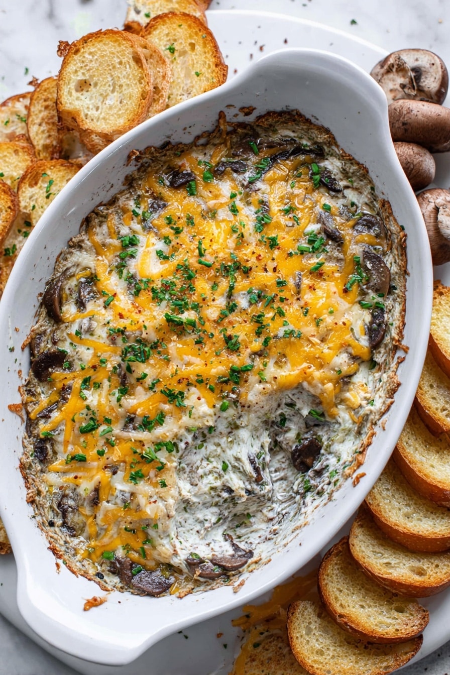 Stuffed Mushroom Dip with Sausage and Cream Cheese Recipe - Recipe Step