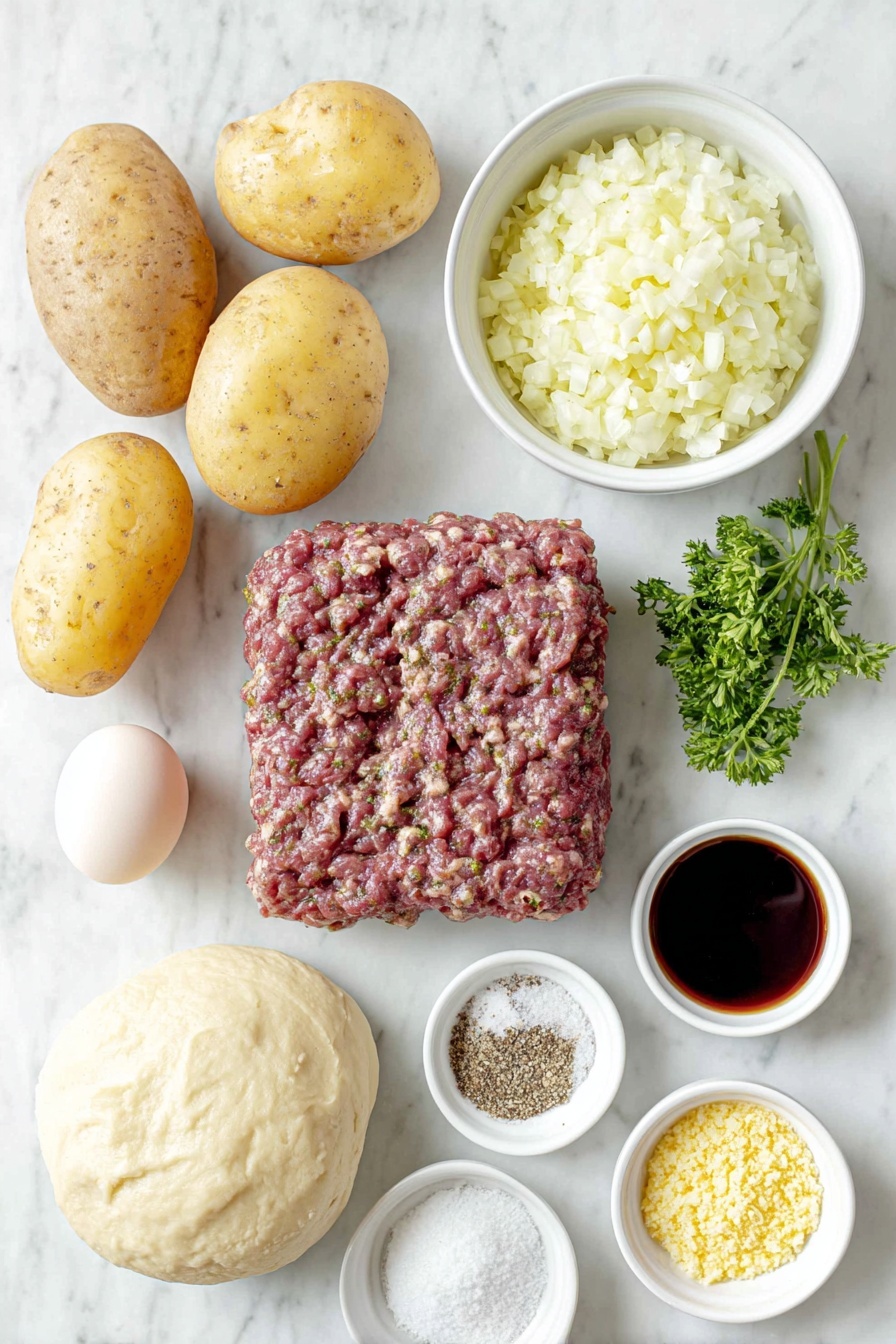 Ground Beef Meat Pie Recipe - Ingredients