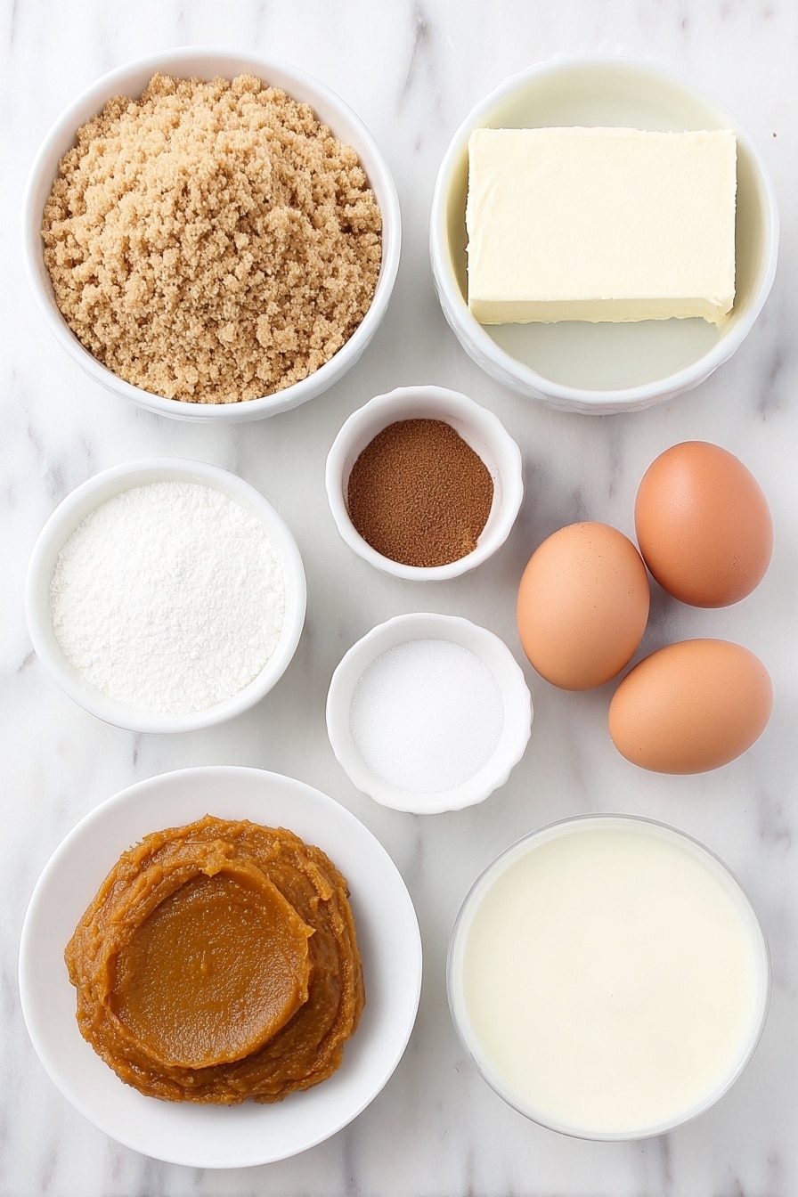 Pumpkin Cheesecake Recipe - Ingredients