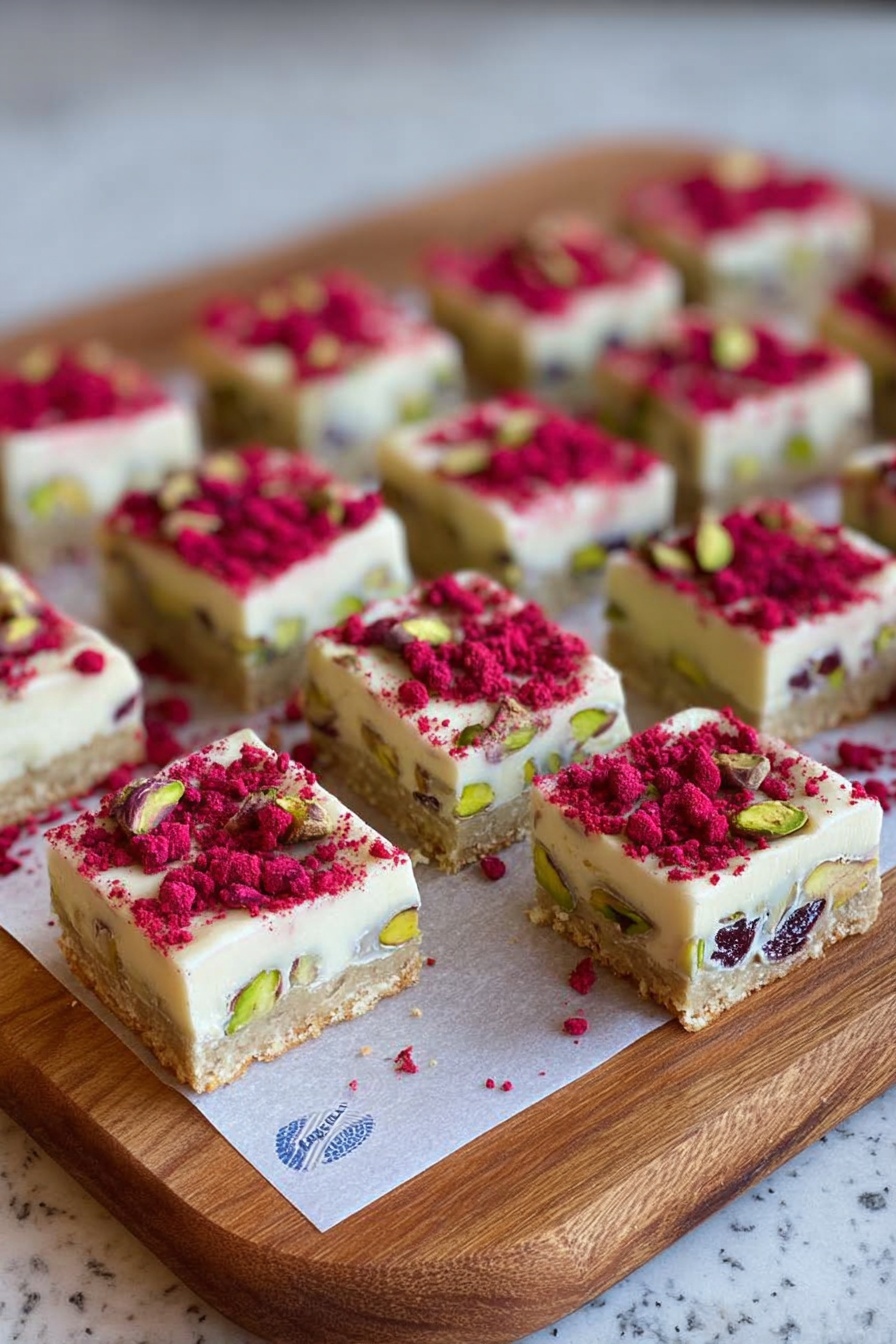 Cranberry Pistachio White Chocolate Slice Recipe - Recipe Step