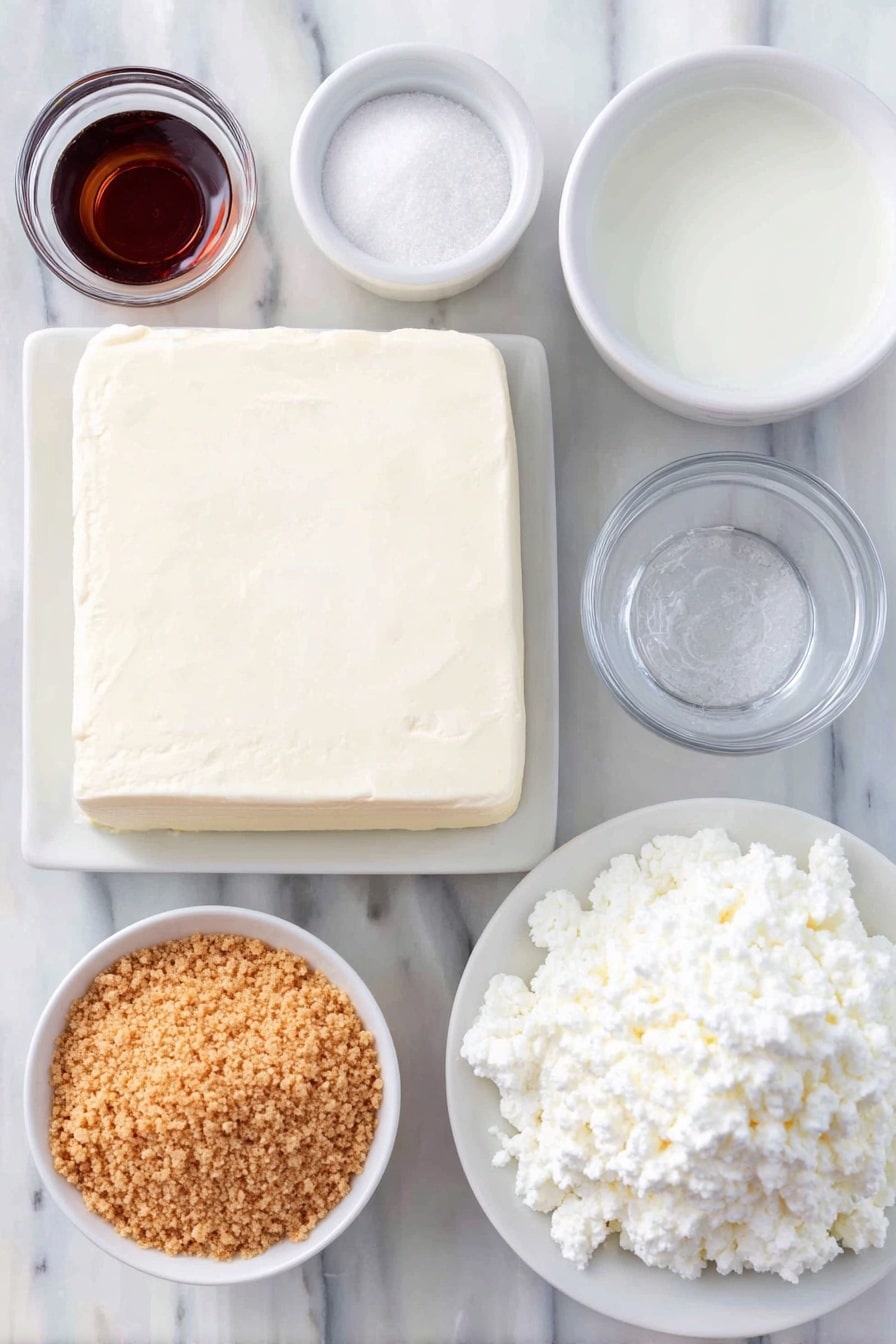 Cream Cheese Cheesecake Dip Recipe - Ingredients
