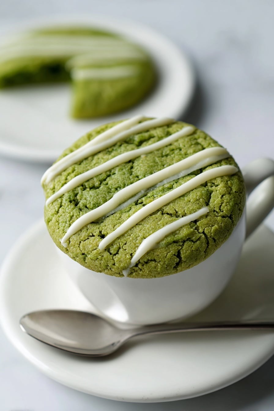 Matcha Green Tea Shortbread Cookies Recipe - Recipe Step