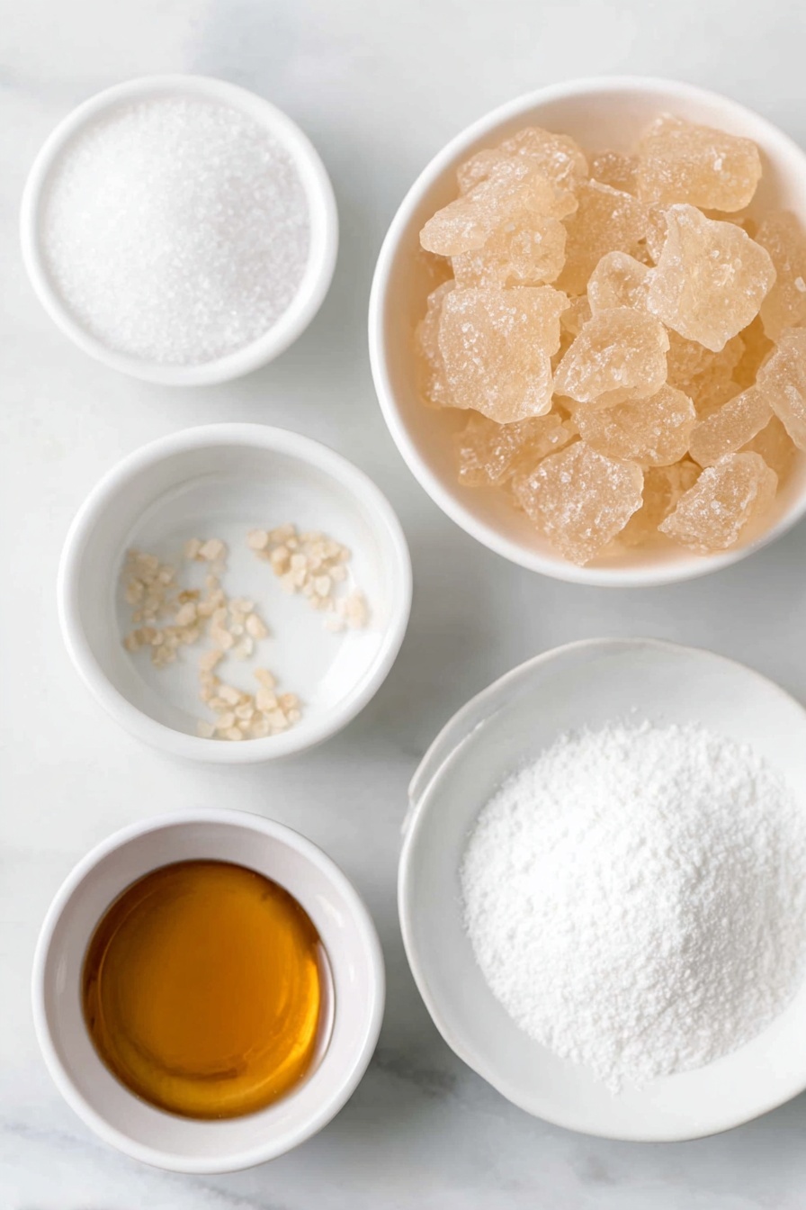 Homemade Fluffy Marshmallows Recipe - Ingredients