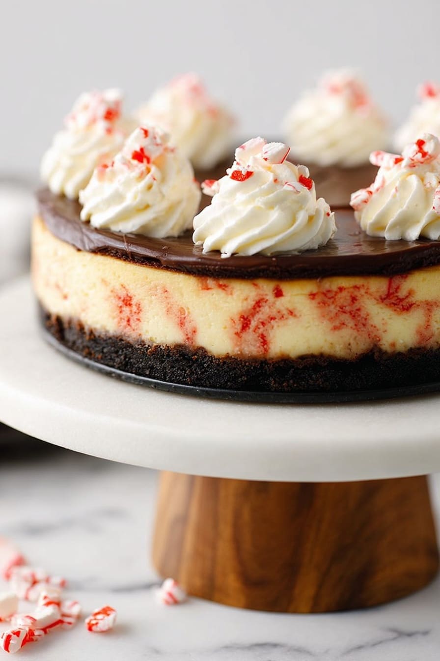 Peppermint Cheesecake Recipe - Recipe Step