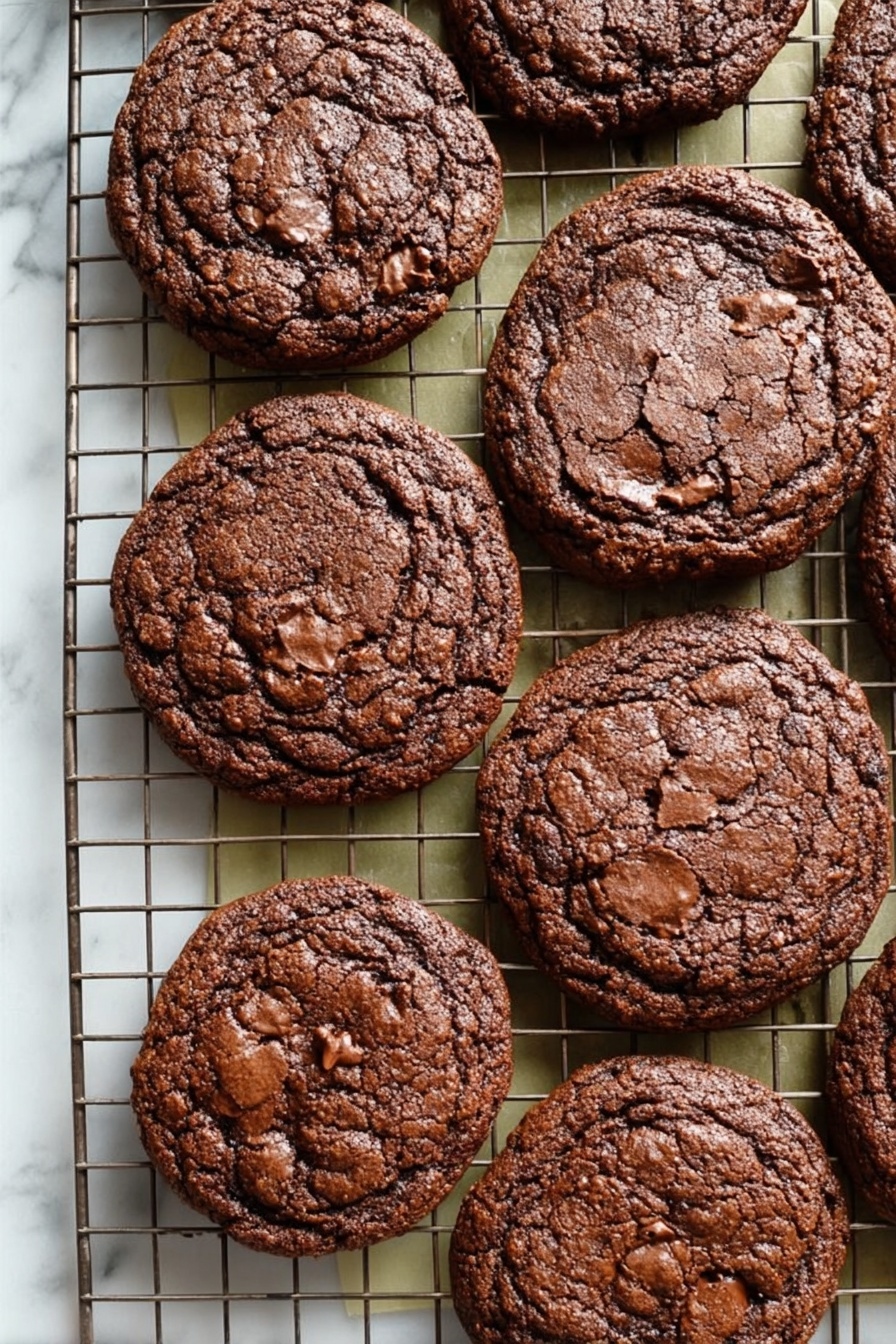 Chocolate Brownie Cookies Recipe - Serving
