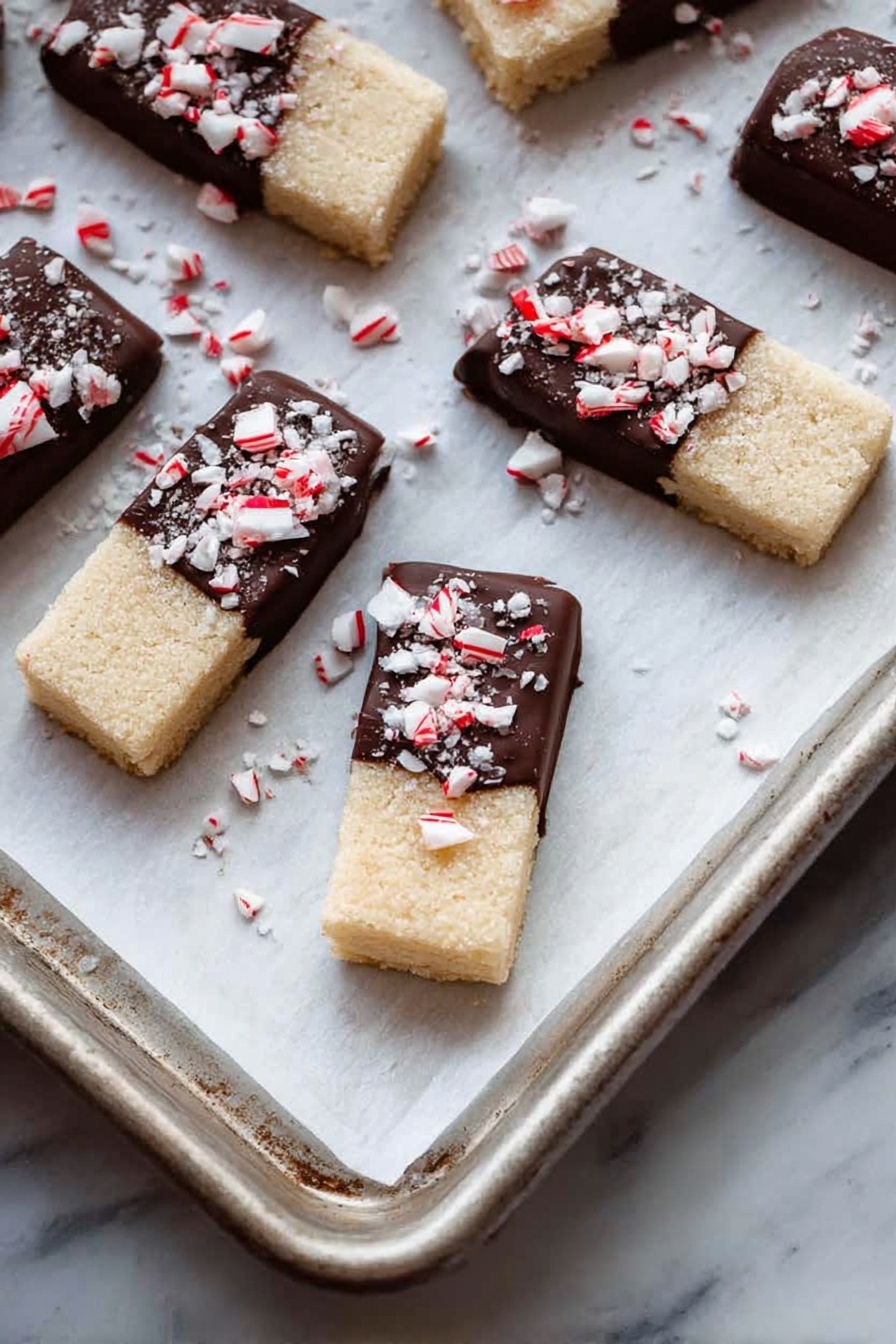 Chocolate Peppermint Shortbread Cookies Recipe - Recipe Step
