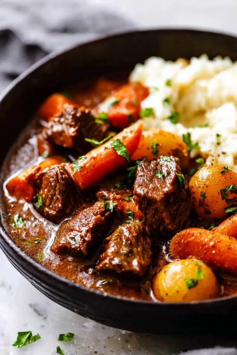 Slow Cooker Beef Bourguignon Recipe