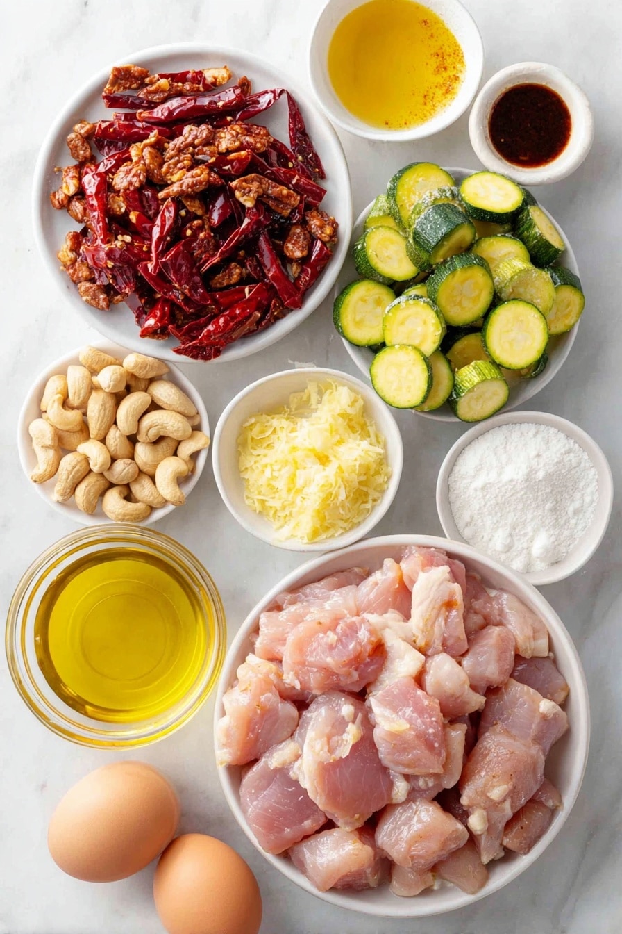 Healthy Slow Cooker Kung Pao Chicken Recipe - Ingredients