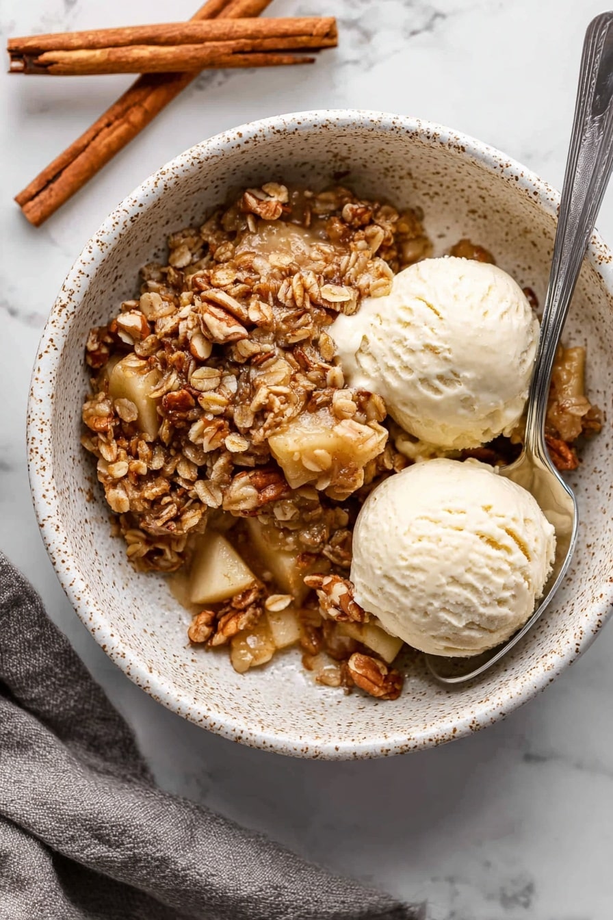 Apple Pecan Crisp Recipe - Serving