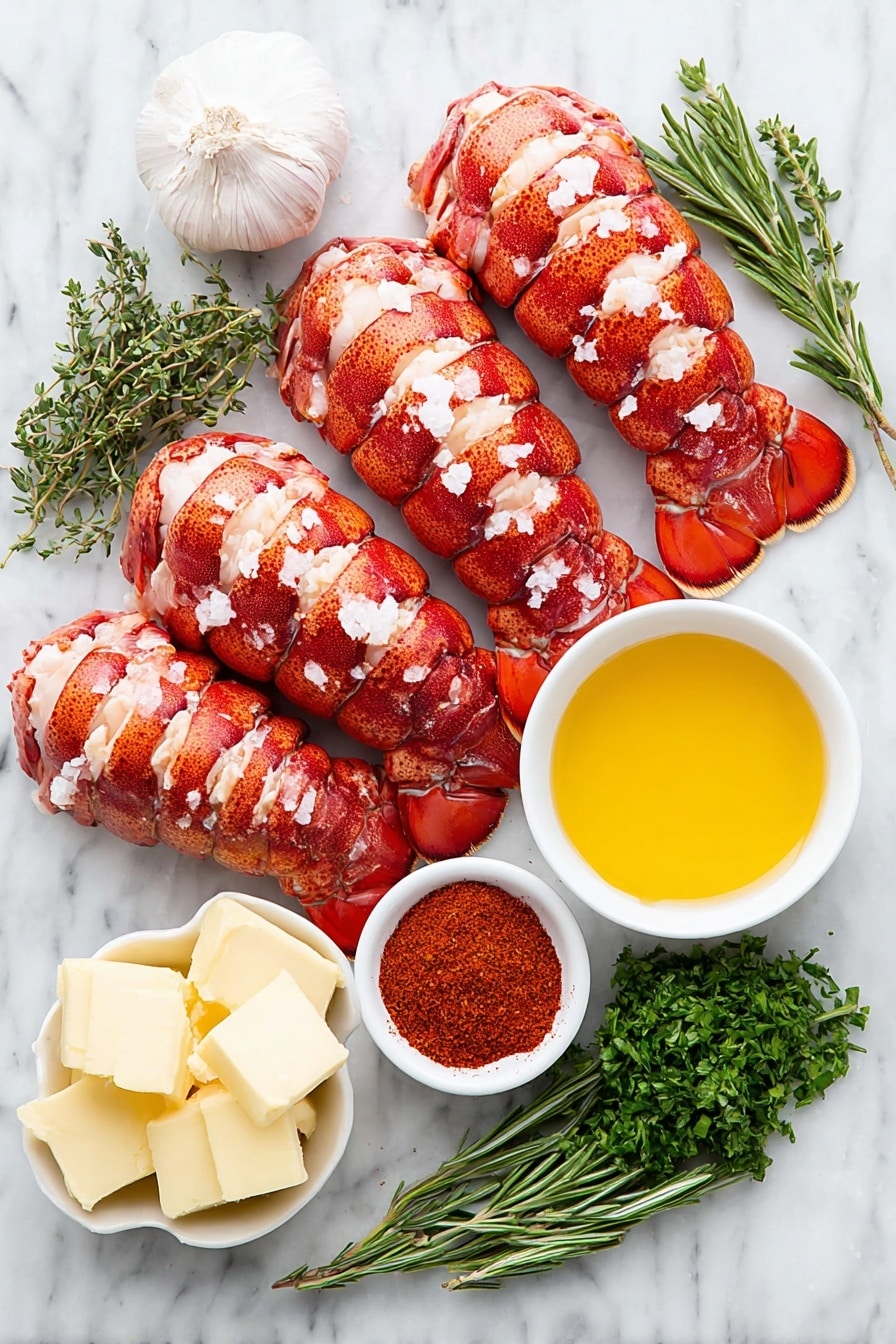 Garlic Butter Lobster Tails Recipe - Ingredients
