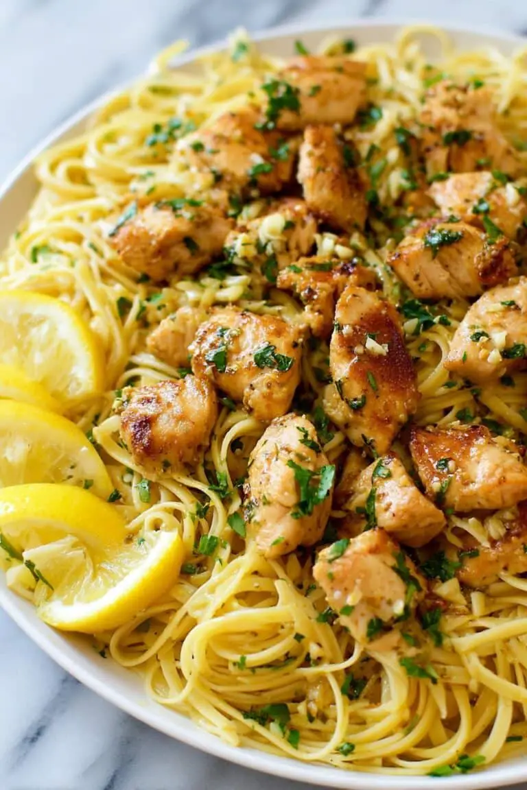 Chicken Scampi with Lemon and Garlic Recipe
