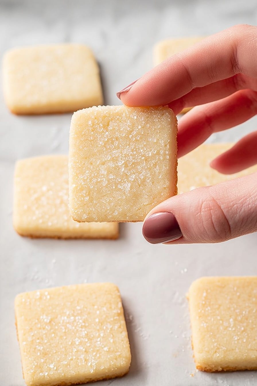 Easy Shortbread Cookies Recipe - Serving