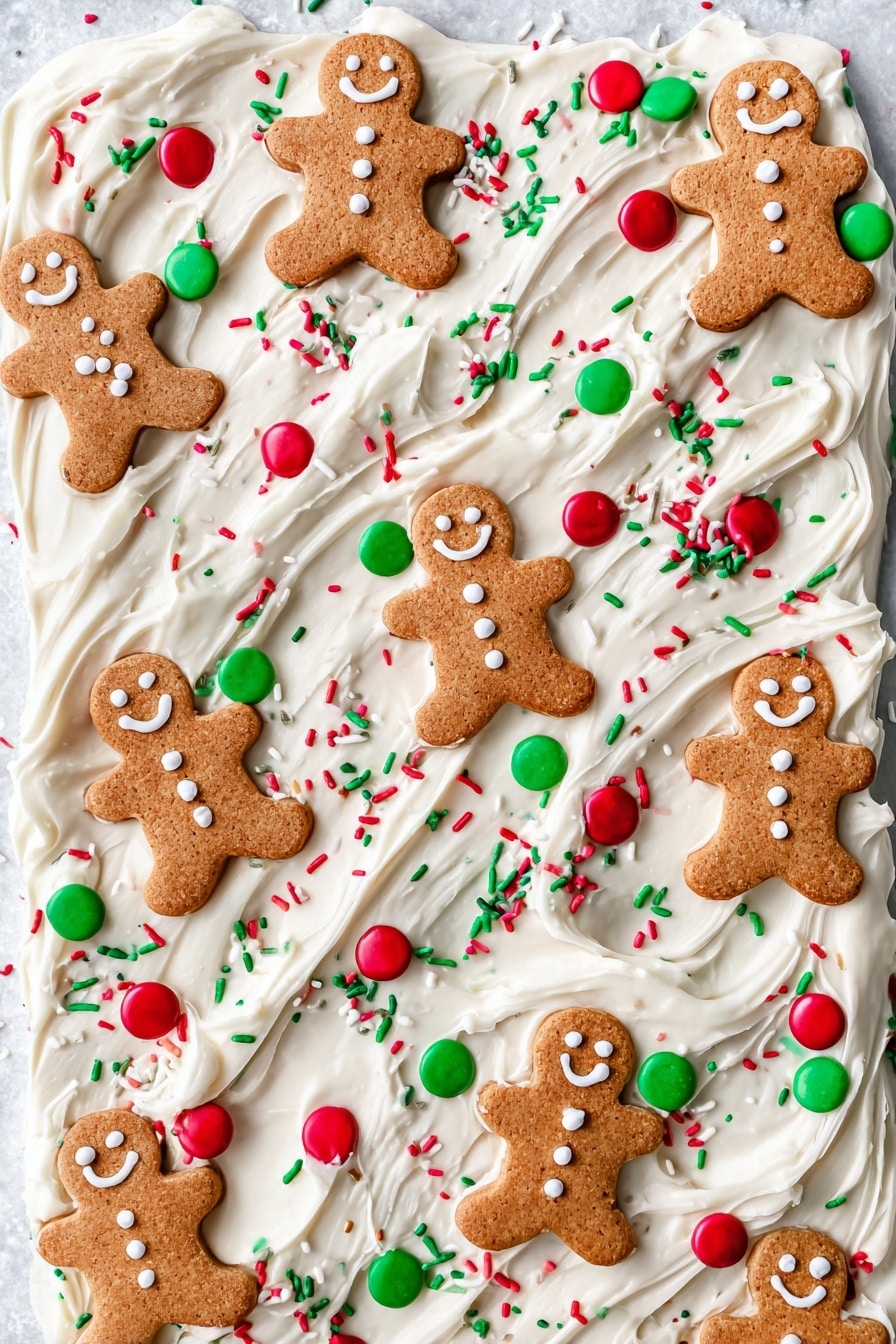 Gingerbread Cookie Bark Recipe - Serving